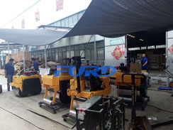 福瑞得微動態(tài)--手扶雙輪壓路機，手推式井蓋切割機，手扶抹光機等包裝發(fā)貨
